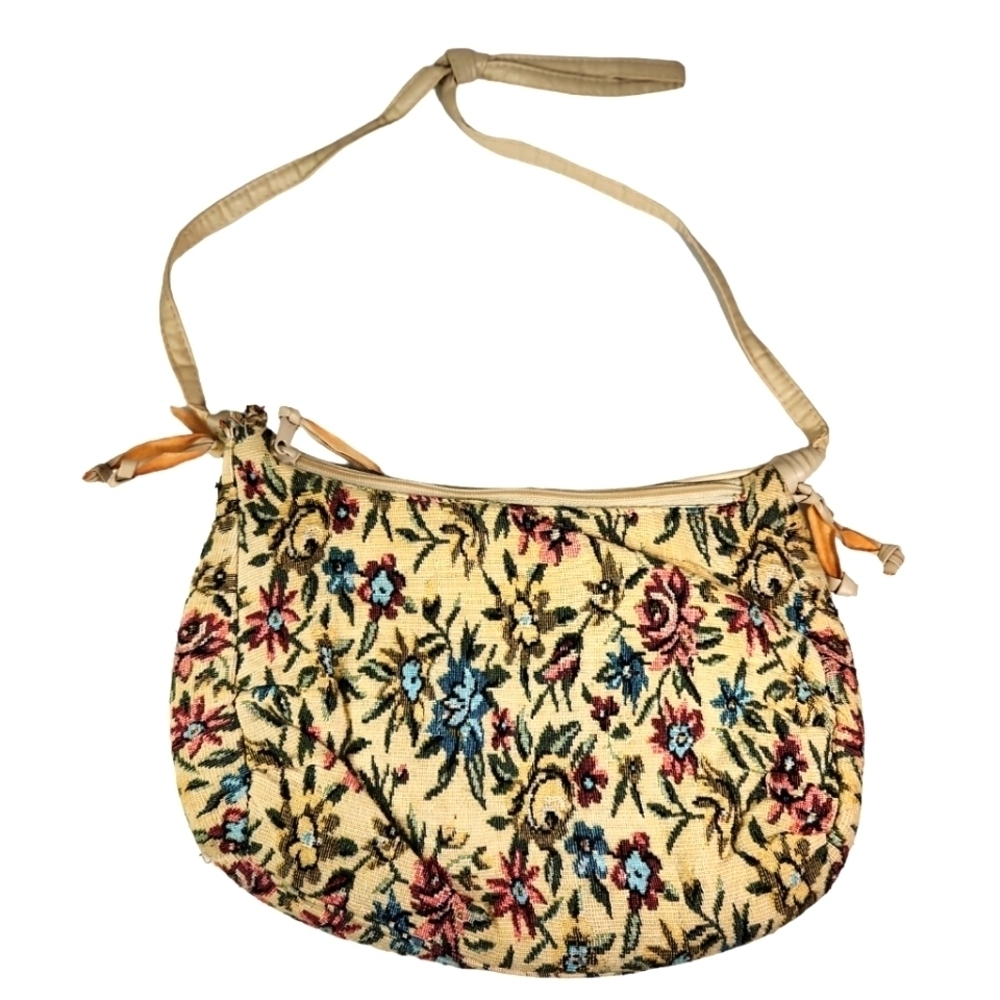 Holiday Fair Floral Tapestry Purse